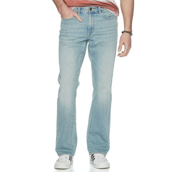 urban pipeline Jeans Mens Urban Pipeline Slim Bootcut Maxflex Jeans